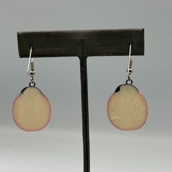 3/$30 Ladybug Dangle Earrings Red Black Spotted Insect Motif Novelty 1.5" - Picture 5 of 9